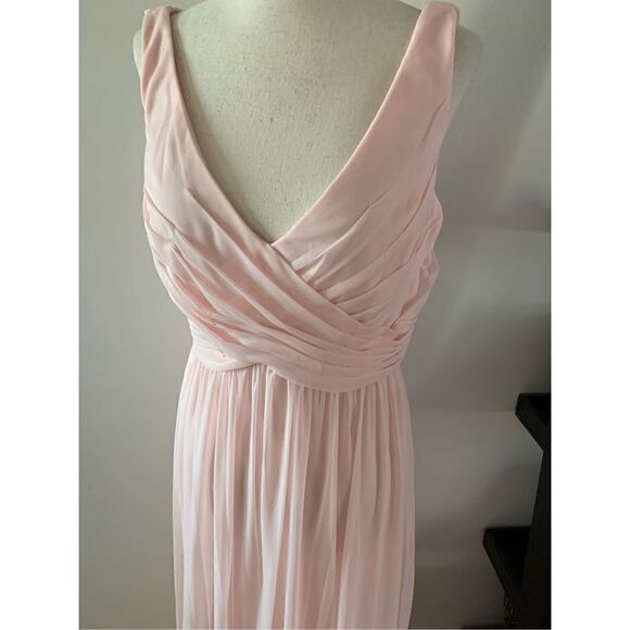 Celebrate db dress pink maxi dress size 14 bridesmaid made of honor - Picture 2 of 6